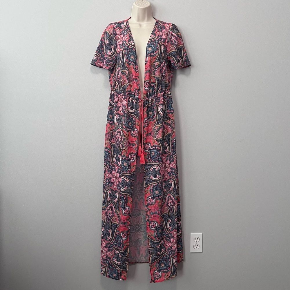 Free Press Swim Beach Kimono Cover Up Size S